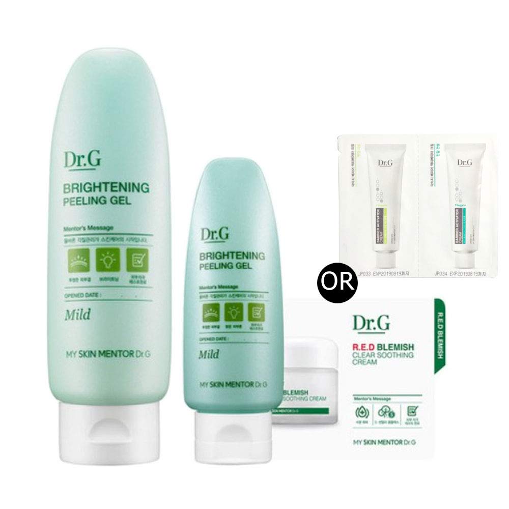 Peeling Gel Dr.G Gowoonsesang Brightening Edición Especial 180g con Muestra de Crema Barrier Activator