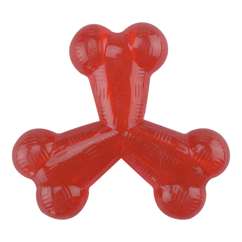 Juguete Xtreme Fancy Pets Rojo Hueso Triple para Perro Tamaño Grande