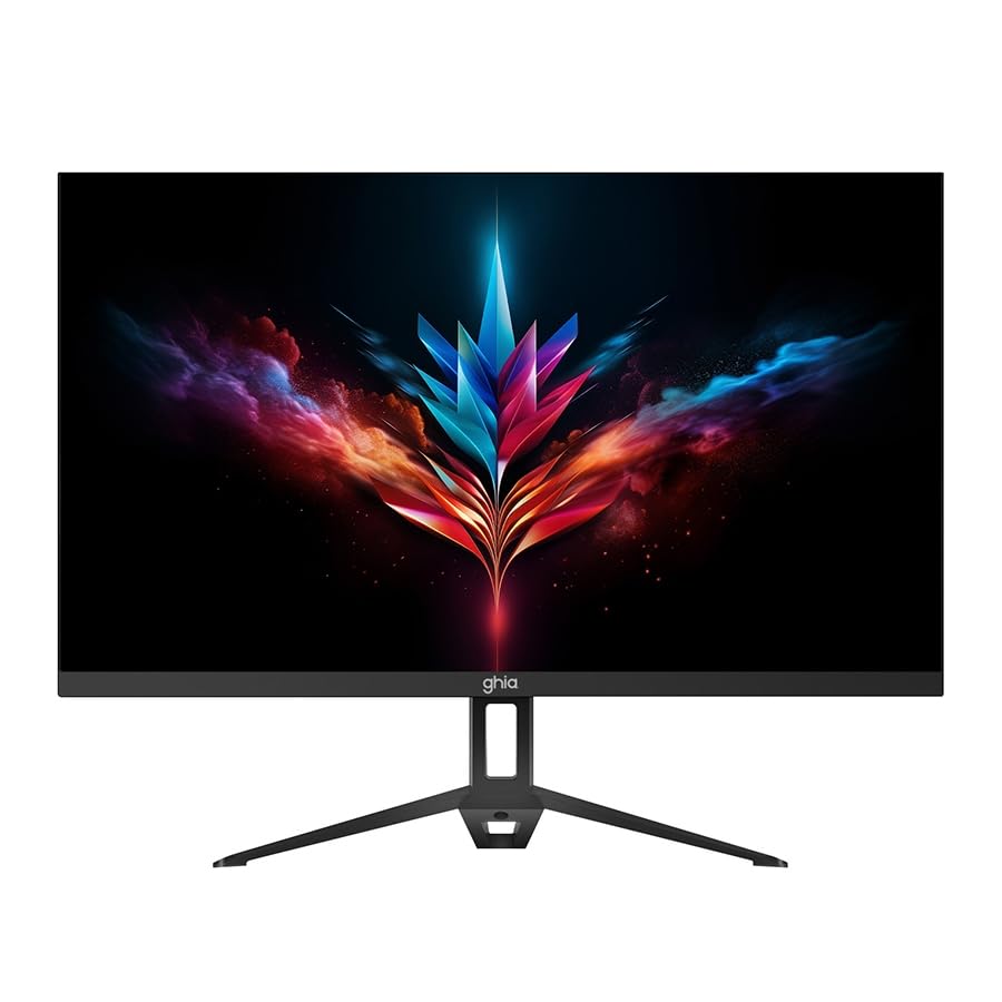 GHIA Monitor MG2424. Panel IPS de 23.8" Pulgadas (60.45cm), Frameless, Resolución Full HD 1920x1080, 100 Hz tasa de refresco, HDMI/VGA, Bocinas integradas.