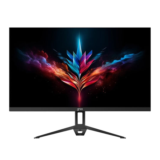 GHIA Monitor MG2424. Panel IPS de 23.8" Pulgadas (60.45cm), Frameless, Resolución Full HD 1920x1080, 100 Hz tasa de refresco, HDMI/VGA, Bocinas integradas.