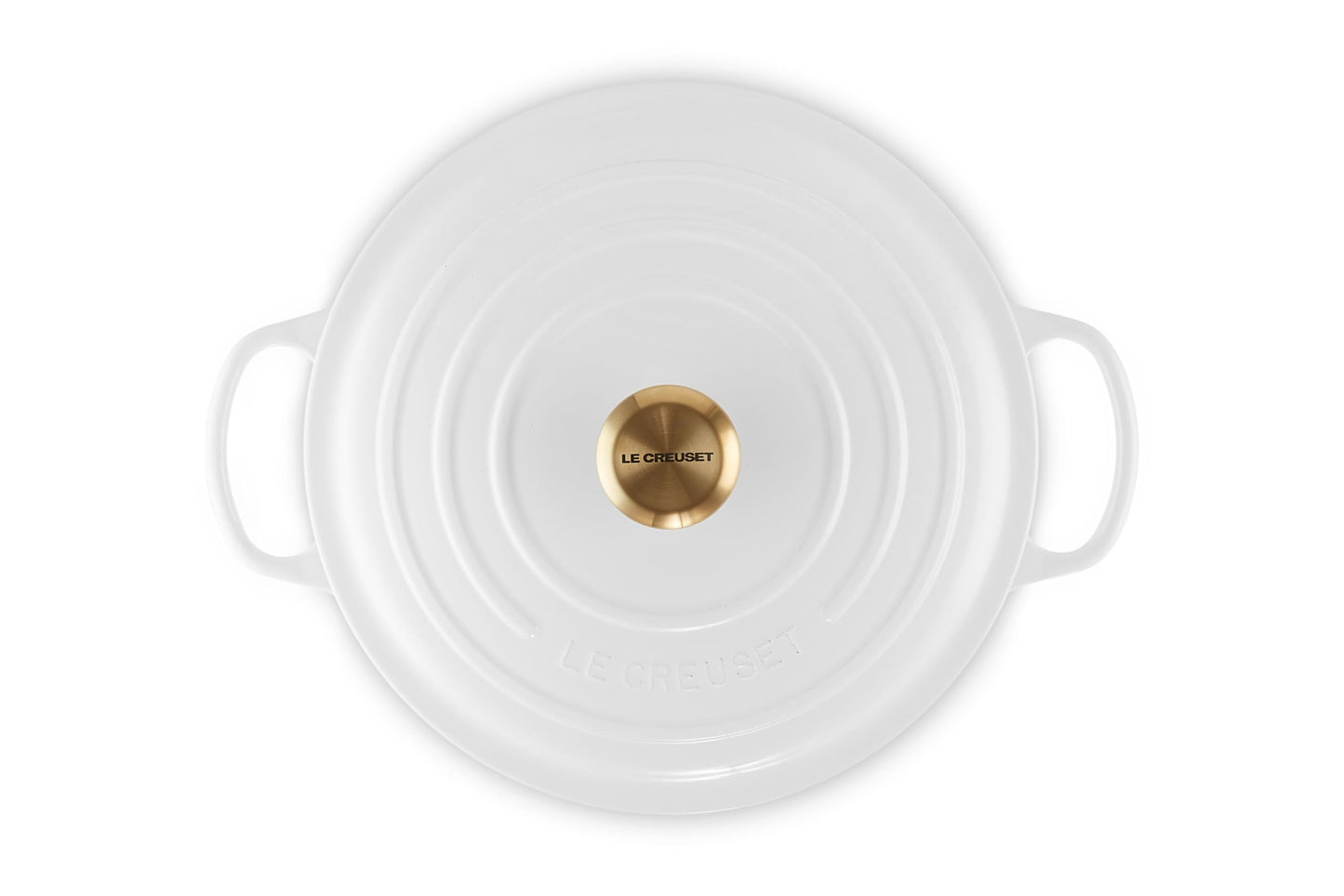 Le Creuset - Horno francés redondo de hierro fundido esmaltado, Blanco, 7.25 quart, 1