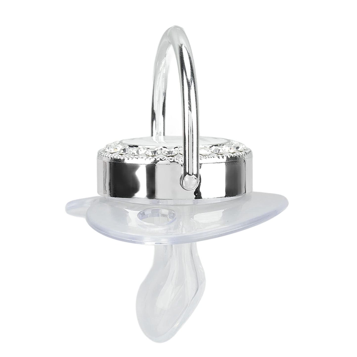 Chupete de bebé de Silicona, Chupete de bebé sin Costuras y Ergonómico Saludable y Seguro para Bebés de 6 a 18 Meses (Letra S)