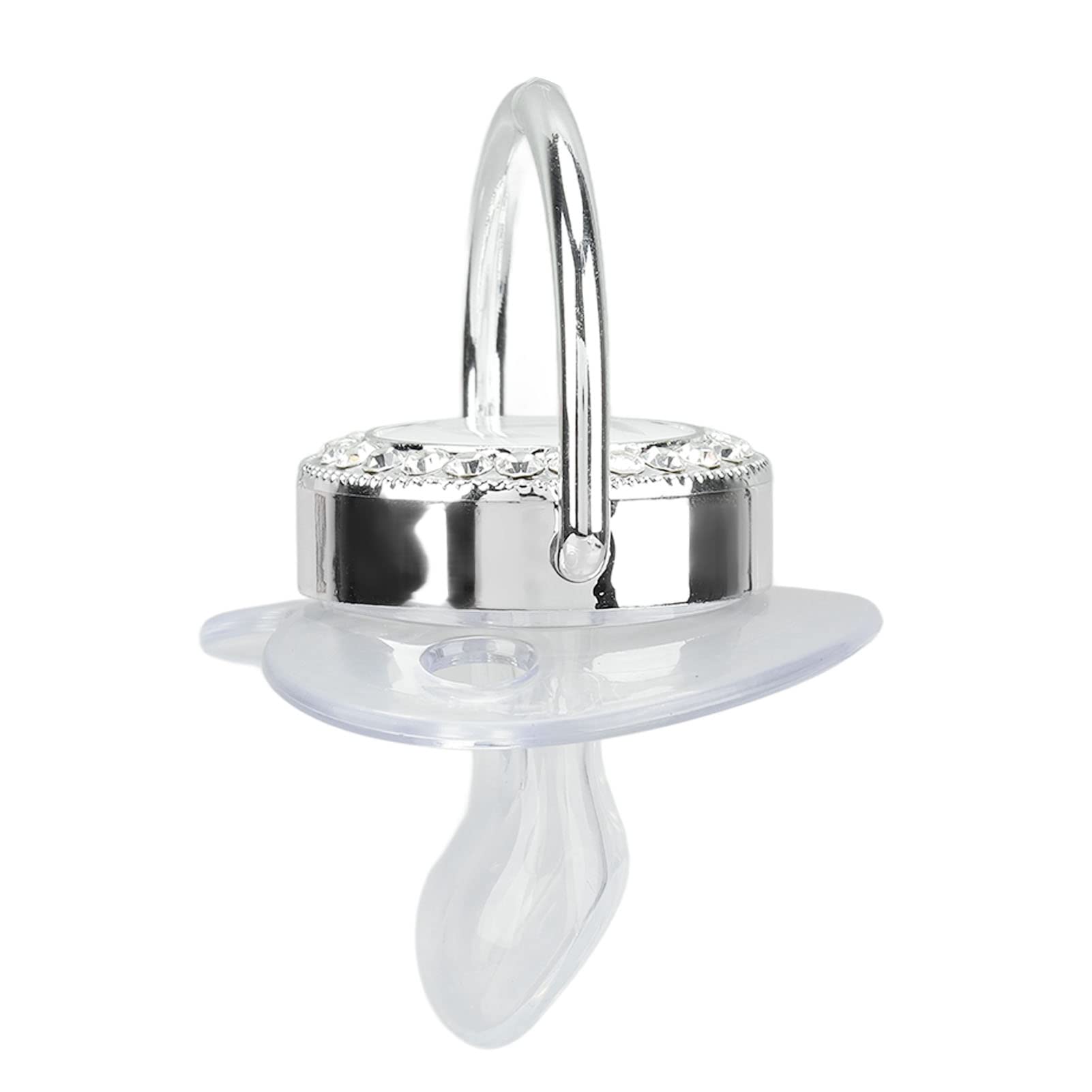 Chupete de bebé de Silicona, Chupete de bebé sin Costuras y Ergonómico Saludable y Seguro para Bebés de 6 a 18 Meses (Letra S)
