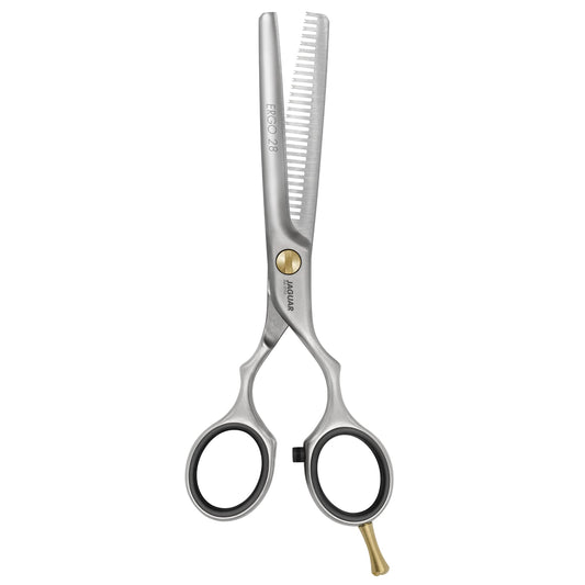 Tijeras para Cortar Cabello Profesional - Tijera Jaguar Ergo Microdentadas 6" - Tijeras Profesionales para Cortar Cabello - Tijeras de Peluqueria
