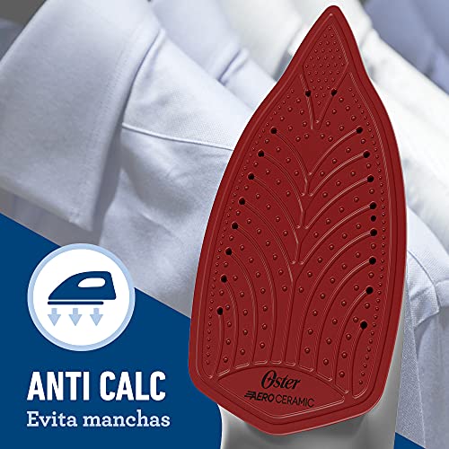 Plancha de Vapor Oster azul con Tecnología Aerocerámica GCSTAC6952