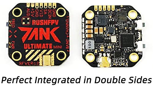 Transmisor de Vídeo SoloGood Rush Tank 5.8GHz 48CH Mini PIT para Drone de Carreras FPV con Antena Rush Cherry RHCP