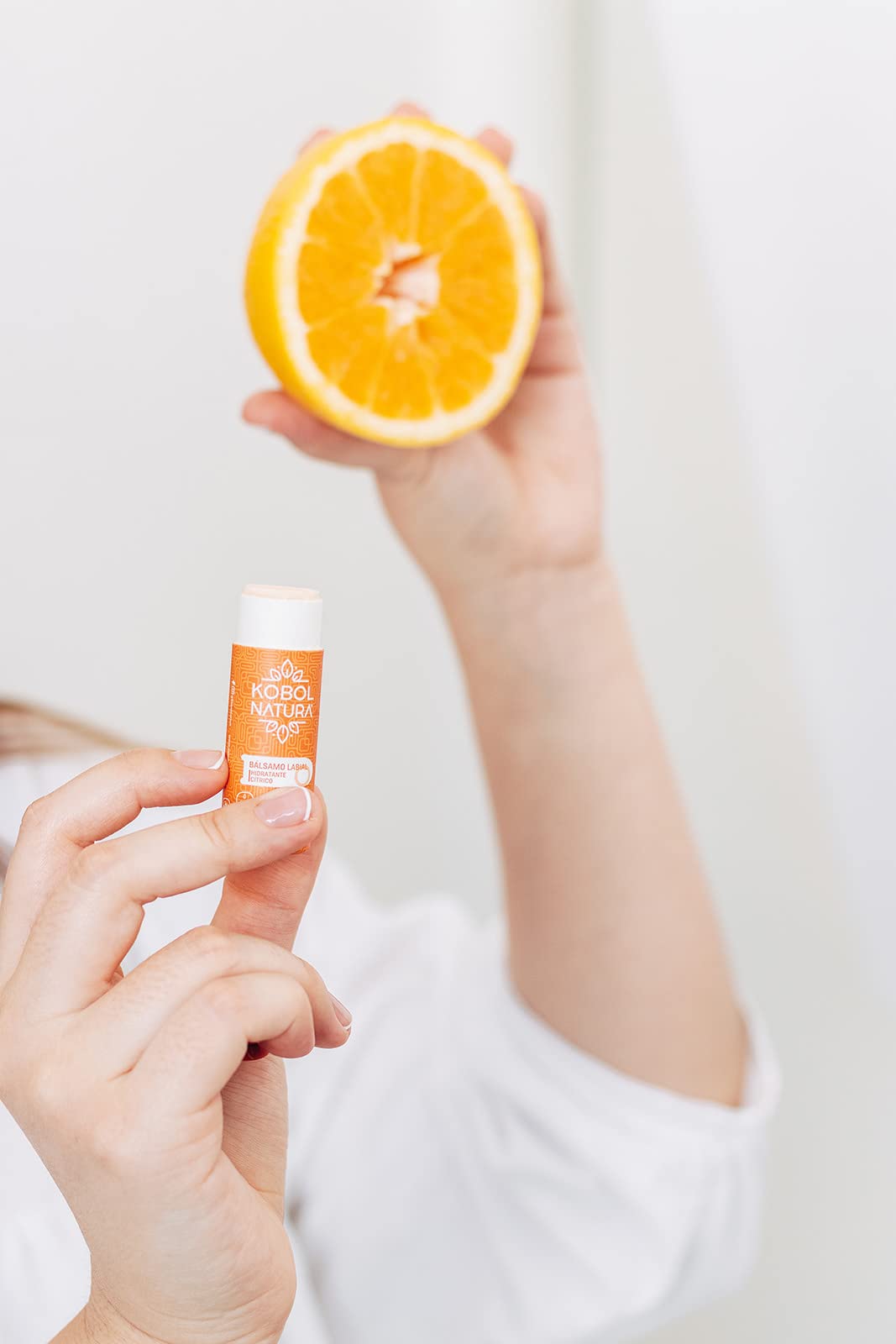KOBOL | Bálsamo Labial Cítrico Vegano Push Up Hidratación Natural