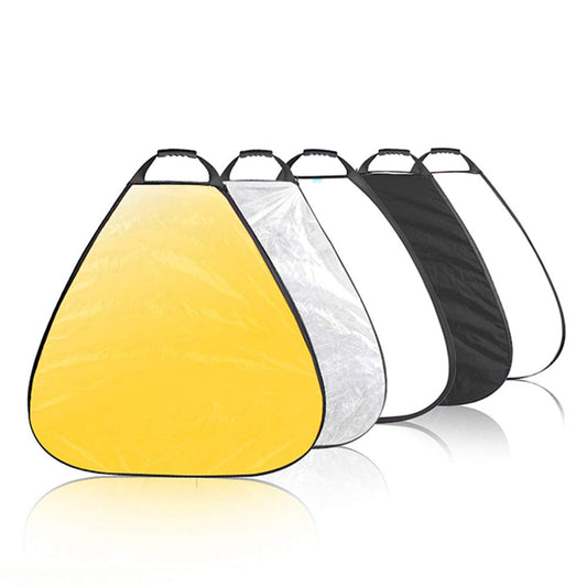 Selens 5-in-1 31.5 Inch Triangle Reflector with Handle for Photography Photo Studio Lighting & Outdoor Lighting