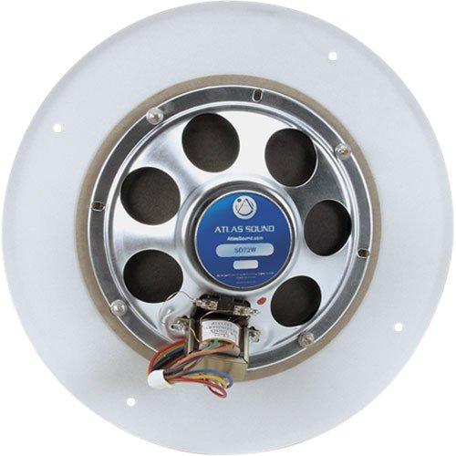 Altavoz de Techo AtlasIED Doble Cono 8 Pulgadas Transformador 25 V/70 V Deflector 62-8