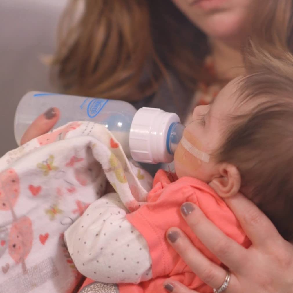 Dr. Brown's Medical Specialty - Sistema de alimentación de biberón estrecho, válvula de alimentación de ritmo infantil, solución de alimentación oral para bebés con labio hendido, corbata de lengua,