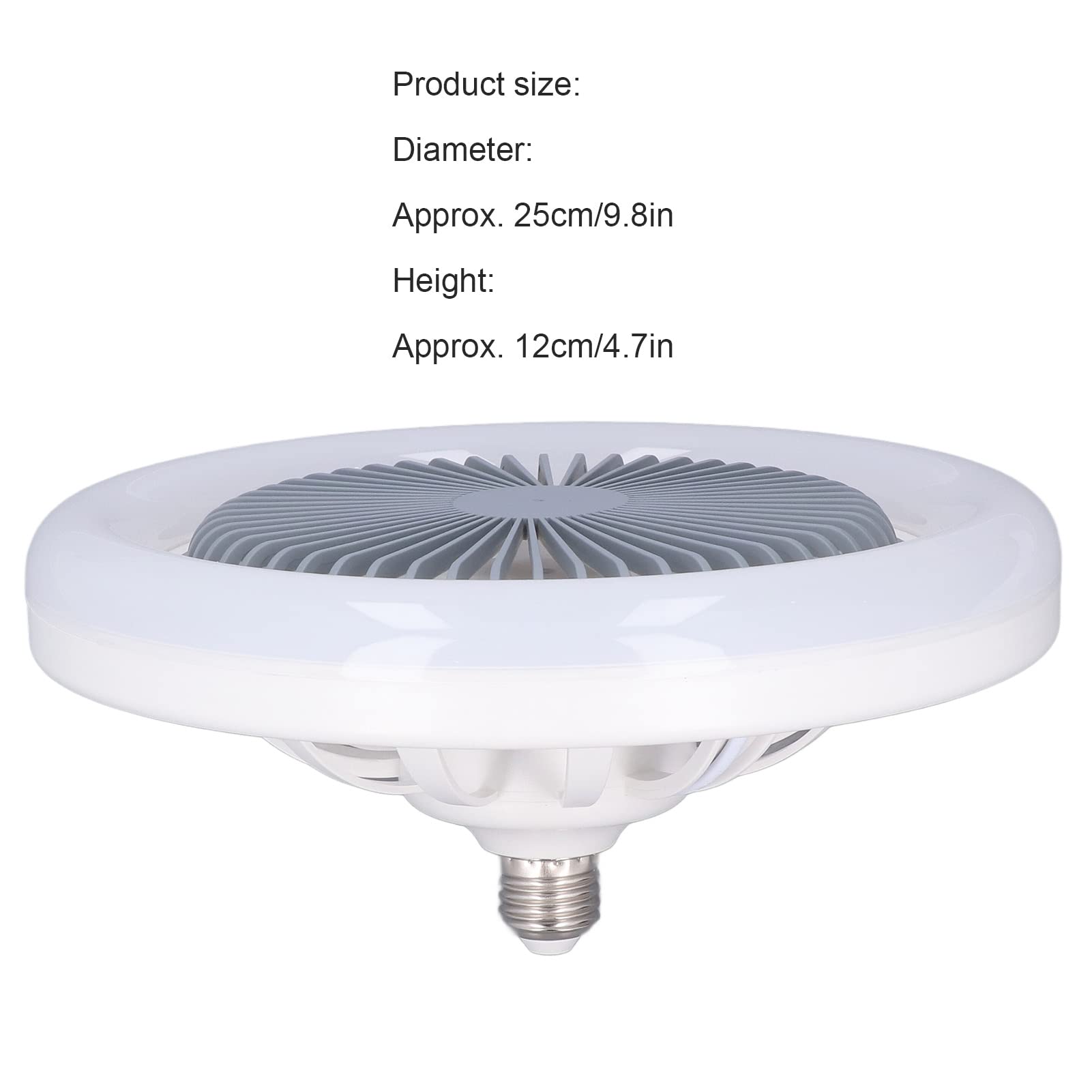 Ventilador de Techo LED E27 30W Perfil Bajo Silencioso para Dormitorio de Niños