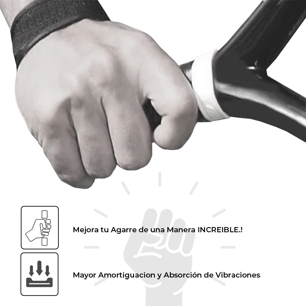 Grip Dual Pro + Overgrip ShockOut Negro para Raqueta de Padel
