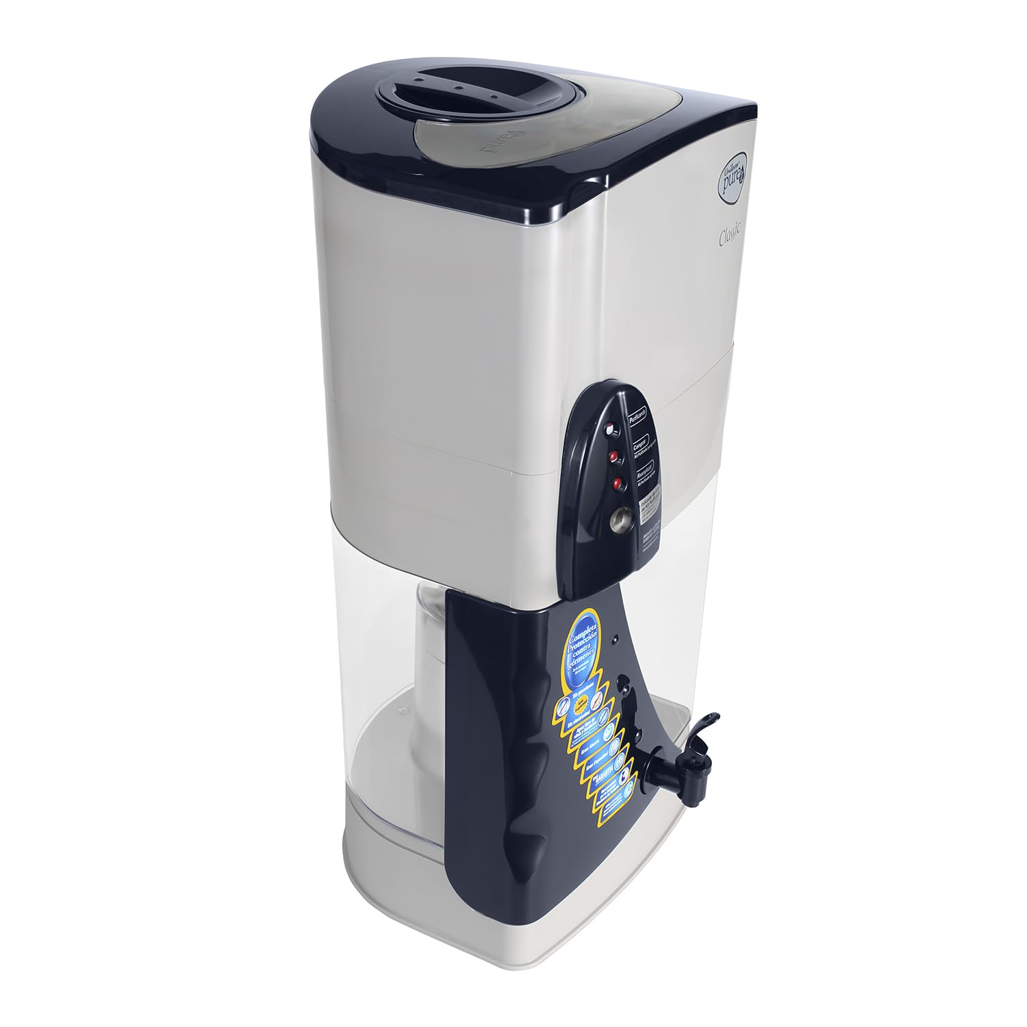 Purificador De Agua Unilever Pureit Gris Modelo Classic 9 Litros