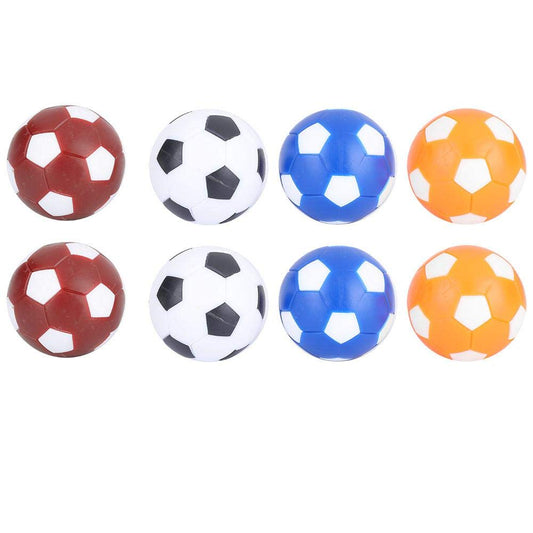 Mini Balones de Fútbol Futbolín Varios Colores Repuesto 8 Unidades