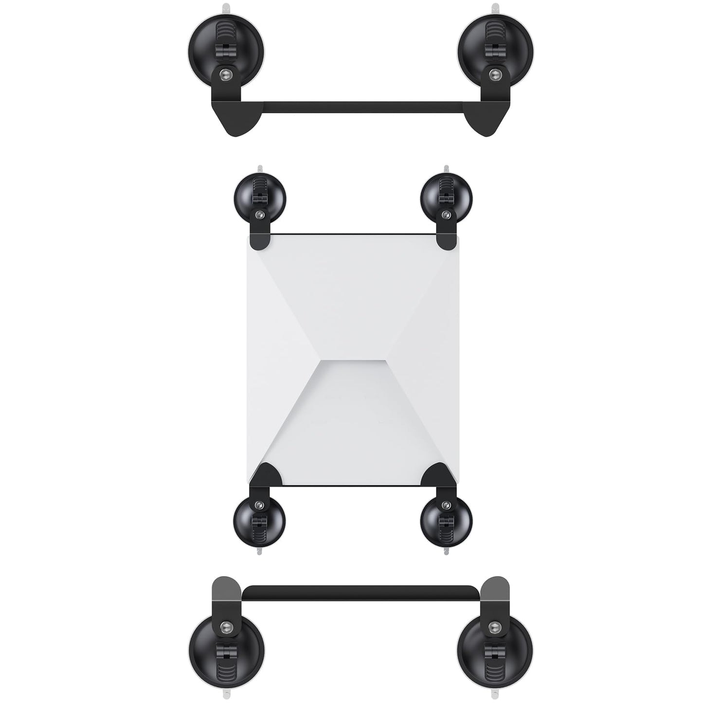 Kit de Mount para Starlink Mini para Coche, Kit de Montaje con Ventosa para Starlink Mini para Ventana y Techo Corredizo de Coche, Base para Starlink Mini, Mini Soporte para Starlink Mini, Accesorios