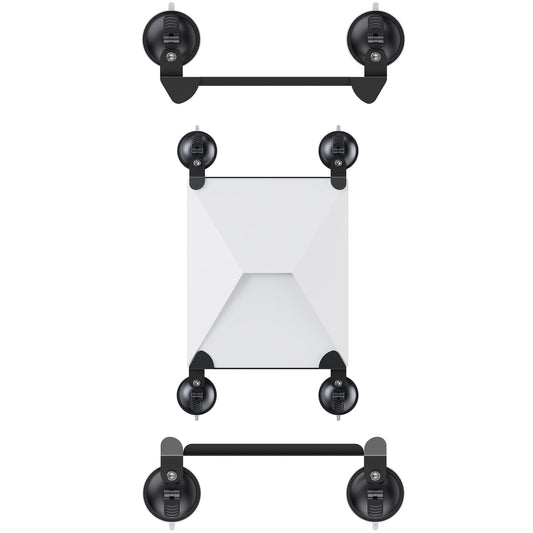 Kit de Mount para Starlink Mini para Coche, Kit de Montaje con Ventosa para Starlink Mini para Ventana y Techo Corredizo de Coche, Base para Starlink Mini, Mini Soporte para Starlink Mini, Accesorios