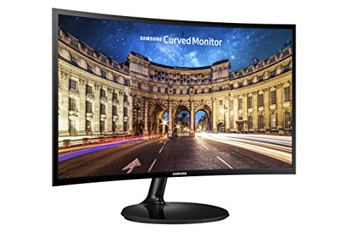 Samsung LC24F390FHLXZX - Monitor Curvo, Negro (Black High Glossy), 23.5”