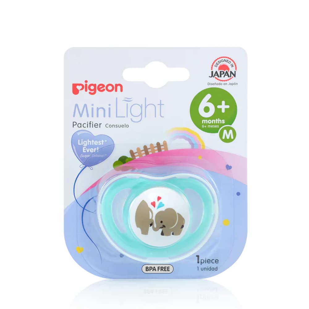 Chupones Pigeon MiniLight Silicona Suave para Bebé Unisex 5 a 8 Meses