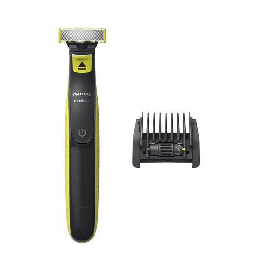 Philips OneBlade incluye nuevo peine ajustable 5 en 1, Recortadora, Perfiladora y Afeitadora eléctrica para hombre, QP2724/20.