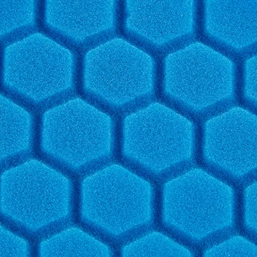 Chemical Guys Hex-Logic Pad, Pulido Ligero/Almohadilla de Acabado, Azul, 13.97 cm