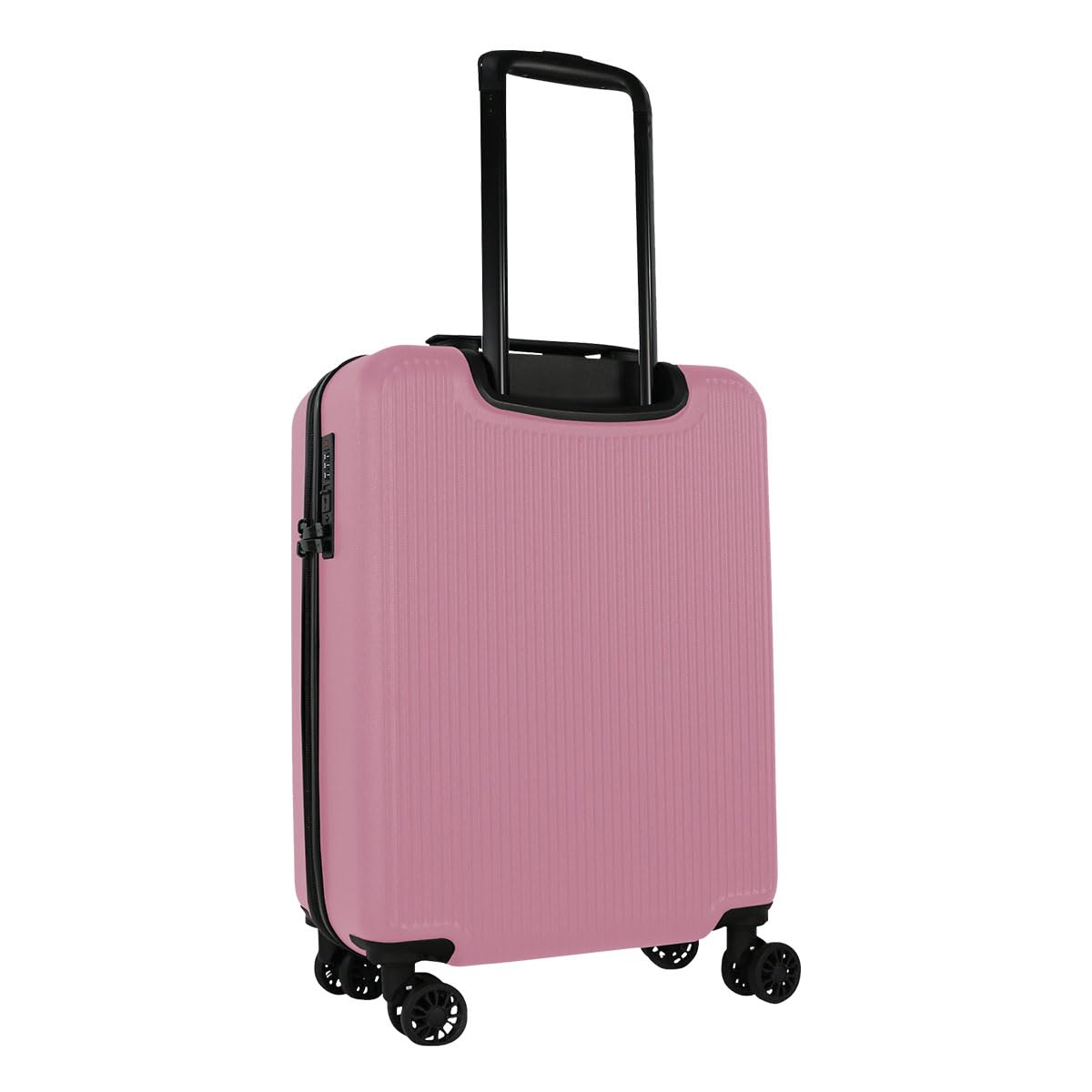 Bagiau Maleta de viaje carry on 20" rígida con 8 ruedas y candado integrado - Color rosa