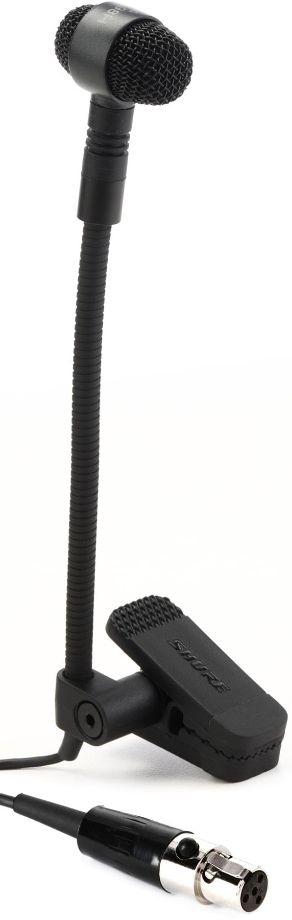 Micrófono Shure cardioide con clip y conector TQG para instrumento de viento