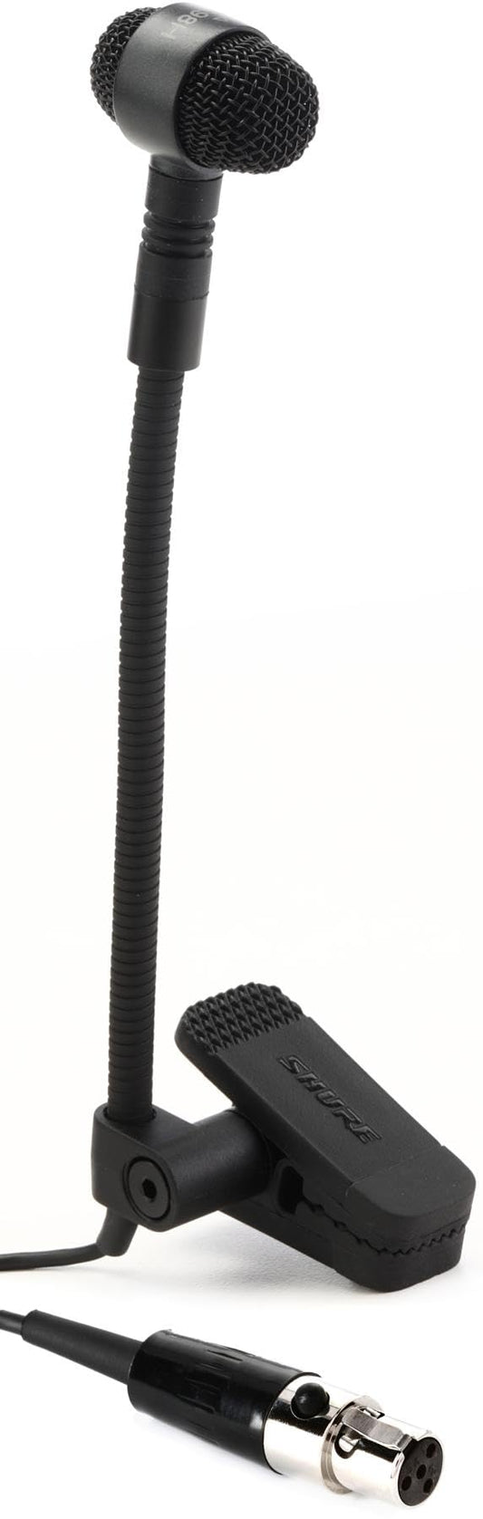 Micrófono Shure cardioide con clip y conector TQG para instrumento de viento