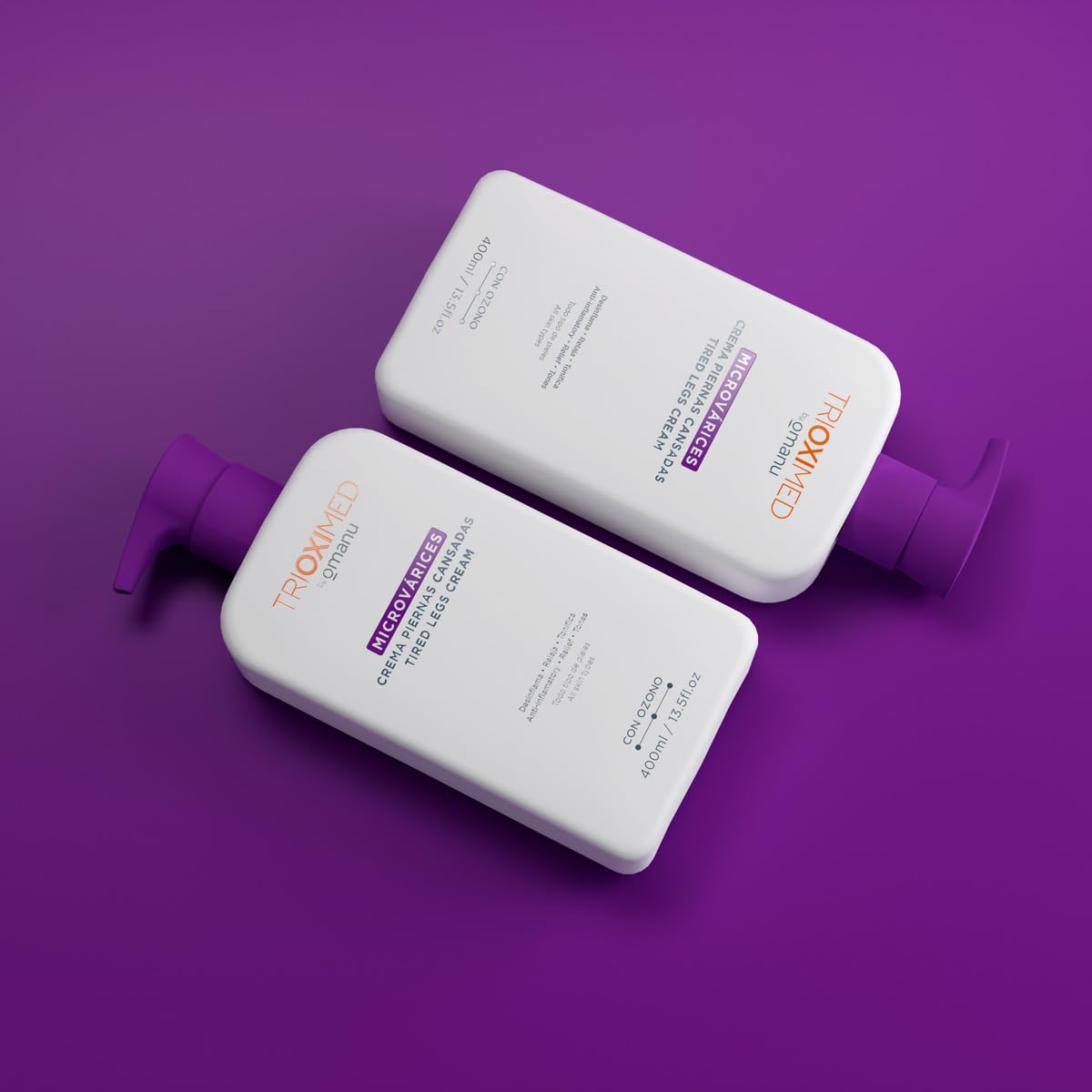 Trioximed Crema para Piernas Cansadas con Microvárices que Ayudará a Aliviar los Síntomas 400 Ml