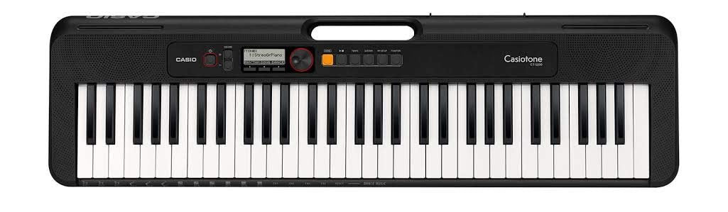 Casio CT-S200 Teclado Portatil con Eliminador, Negro