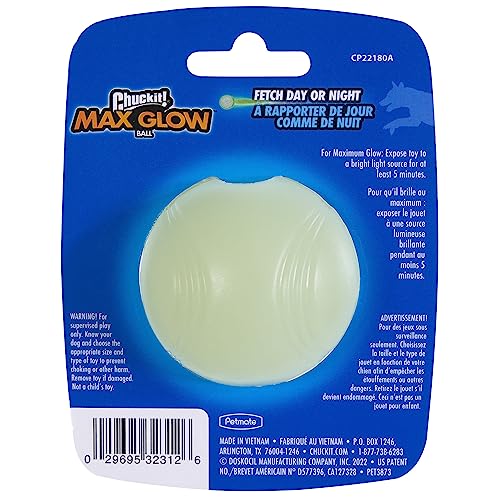 CHUCKIT Max Glow Ball, Small