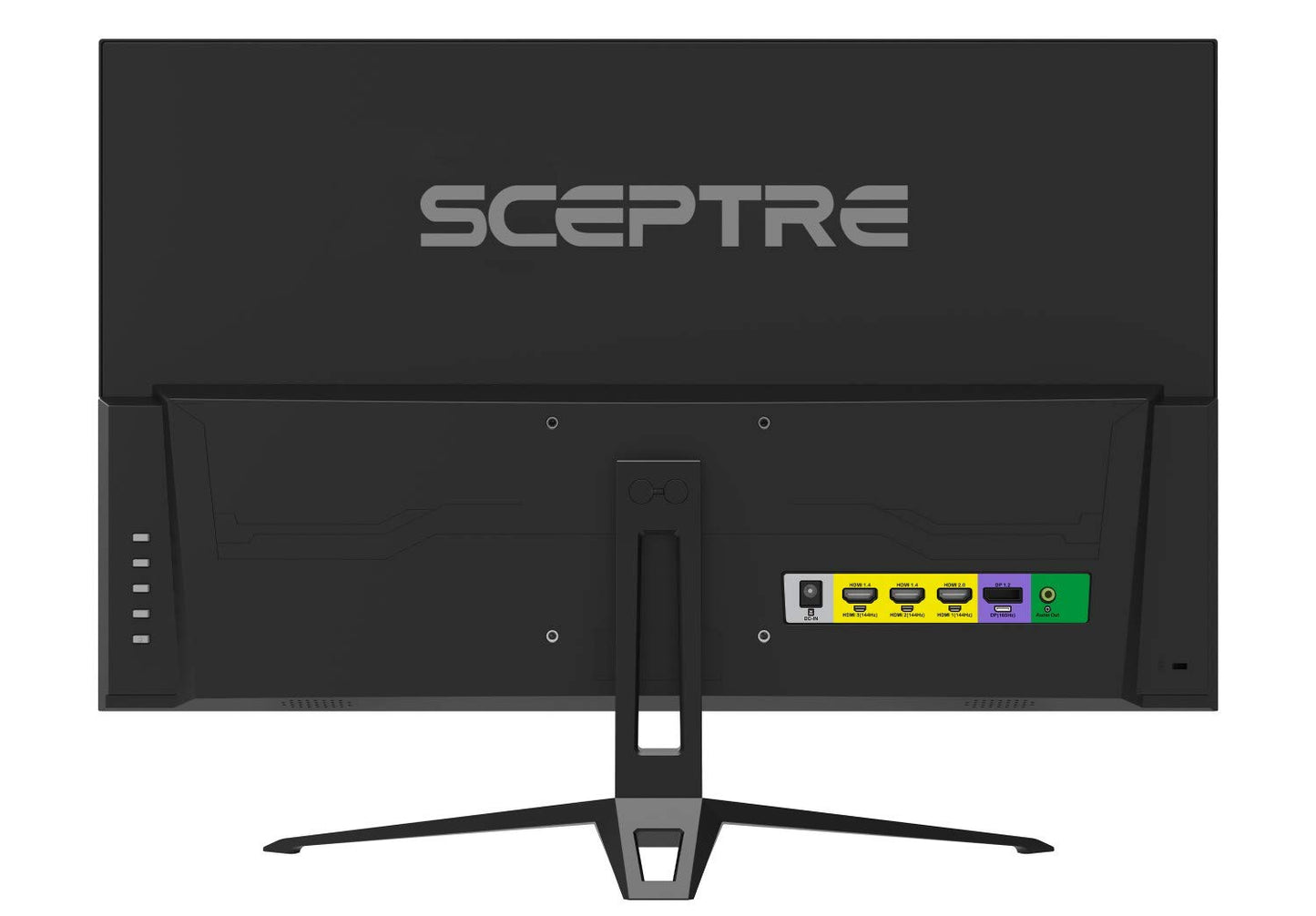 Monitor LED Gaming Sceptre 27 Pulgadas FHD 1080p IPS Gunmetal Negro Frecuencia 165Hz 144Hz 1ms DisplayPort HDMI con FreeSync y Altavoces Integrados