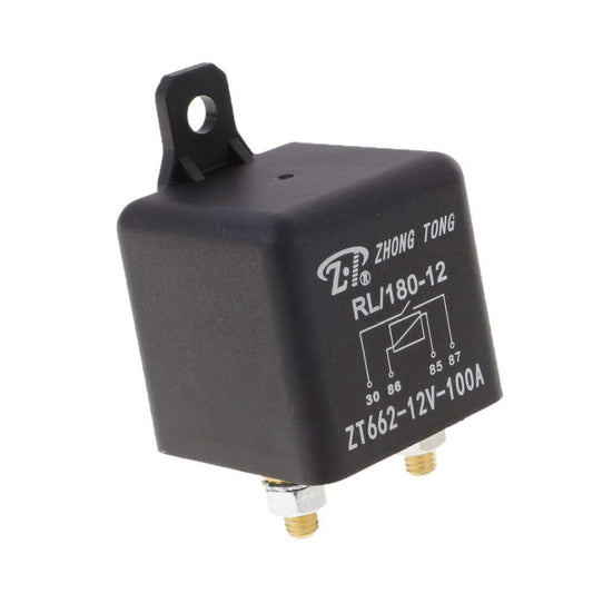 Relé de Coche Esupport Azul 12V 100A Tarea Pesada SPST 4 Pines RL180