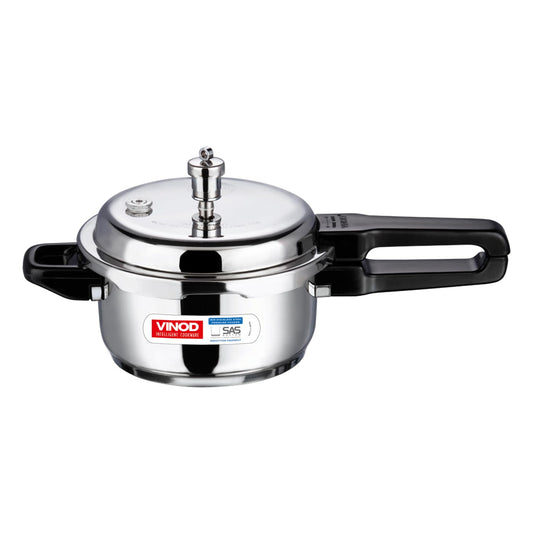 Olla de Presión Vinod Acero Inoxidable Fondo de Sándwich 3 Litros Base de Inducción y Gas