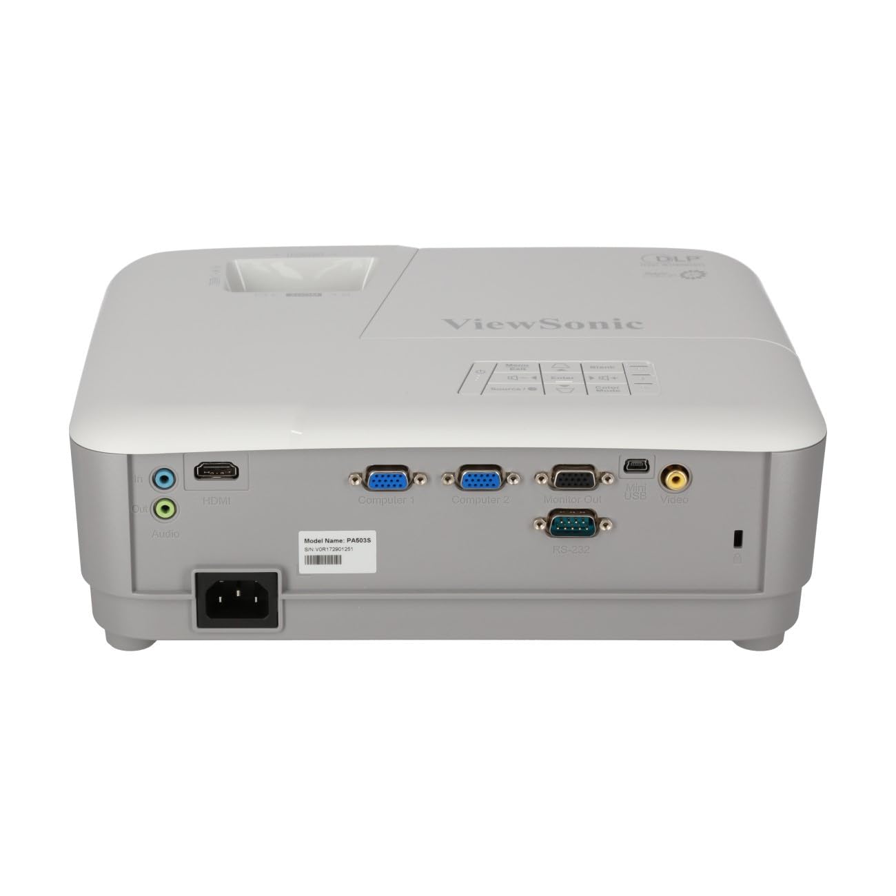 ViewSonic PA503S Proyector empresarial SVGA de 3.800 lúmenes