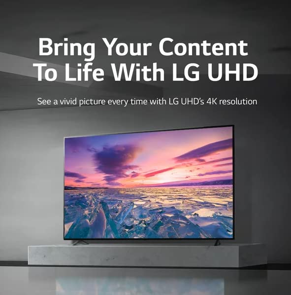 LG Television de 50" Class 4K UHD 2160P webOS Smart TV Compatible con Netflix Disney+ Apple TV HBO Youtube 50UQ7070ZUE (Reacondicionado)