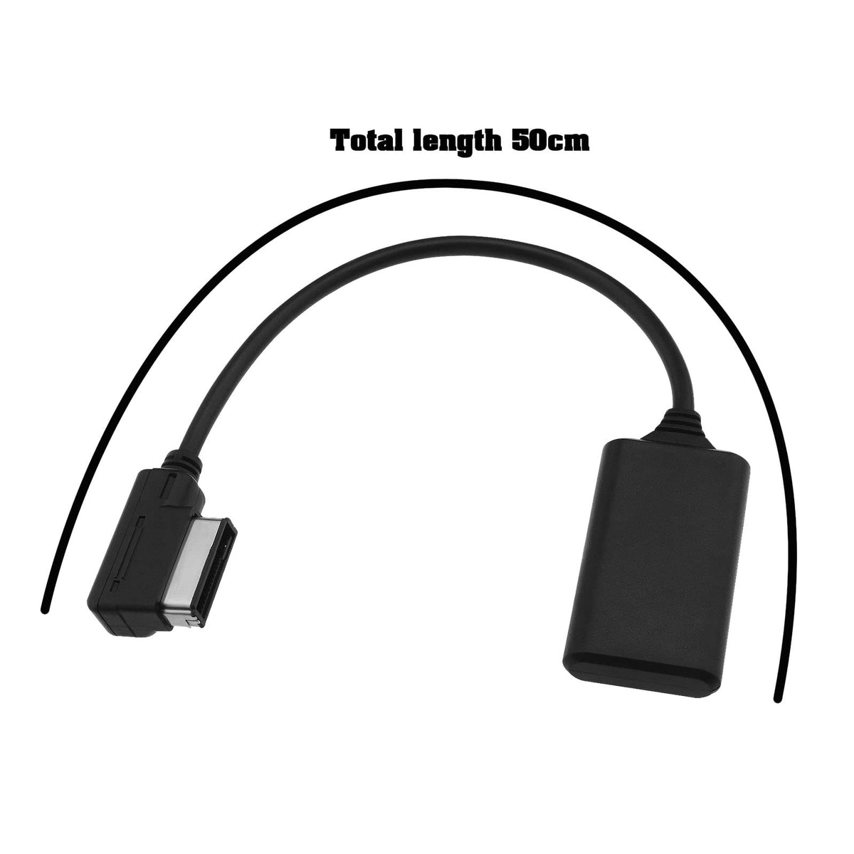 Adaptador Bluetooth MMI eMagTech Negro compatible con Mercedes Benz Clase E S212/W212/A207/C207/Clase C W204/S204 Receptor de Interfaz de Música 50 cm
