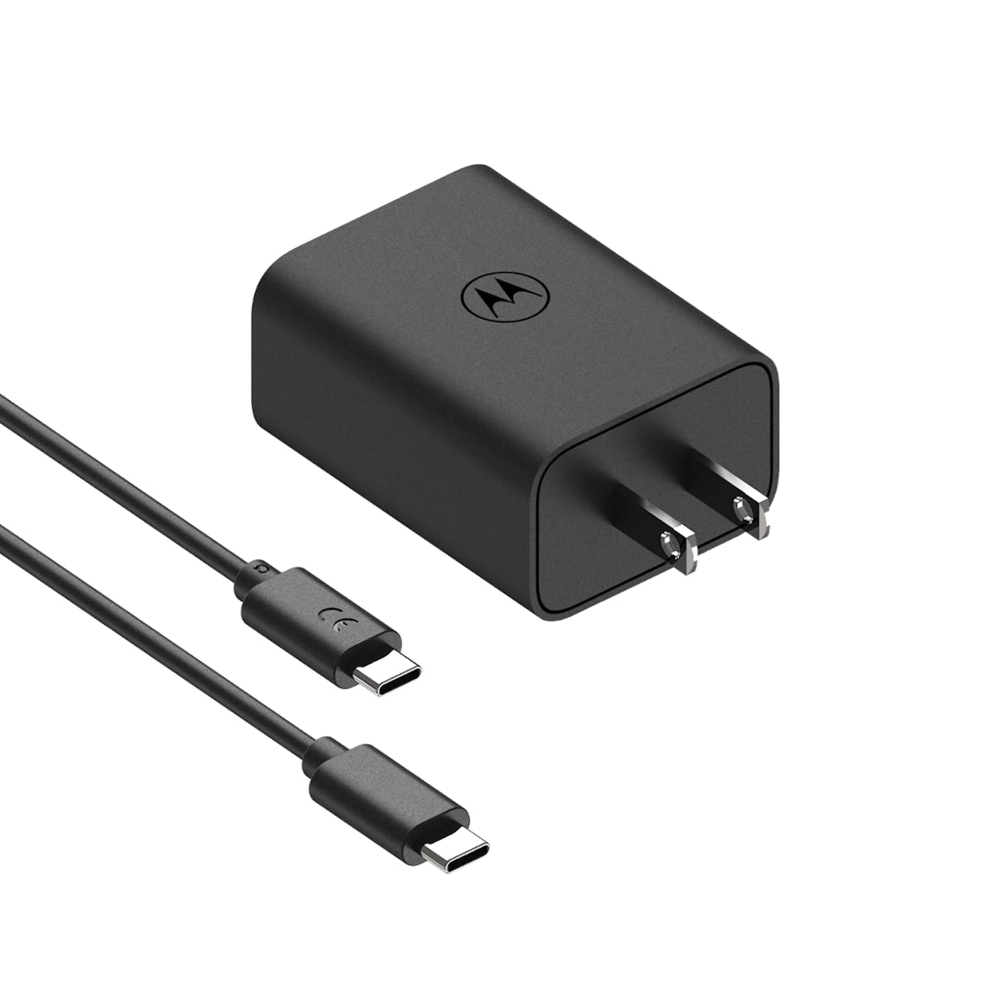 Cargador Motorola TurboPower Blanco 50W USB-A y USB-C con Salidas USB-PD y QC3.0