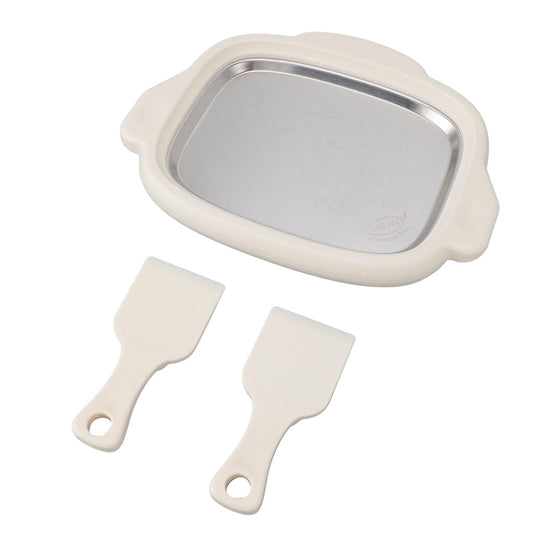 Máquina para Hacer Helados Instantáneos, Bandeja para Hacer Helados Enrollados Caseros, Máquina para Hacer Helados de Acero Inoxidable, Ideal para Hacer Helado de Frutas Fritas