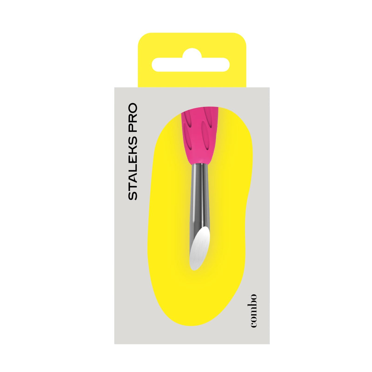 Staleks Combo Uniq 12 Piezas De Trabajo: Empujador Biselado Para Mango Modular; Palito De Naranjo Para Limpieza De Cutículas Y Uñas.