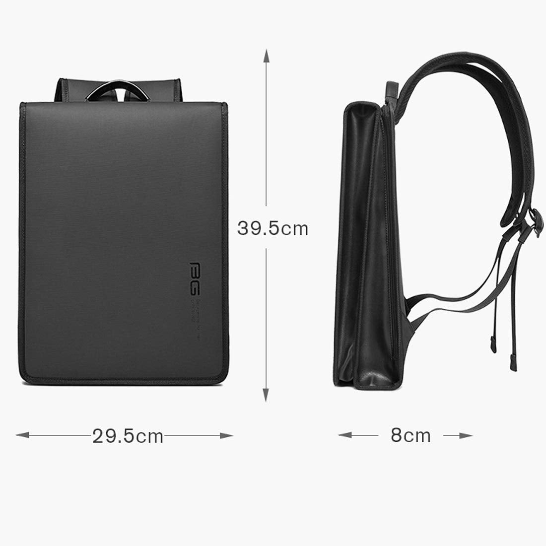 Mochila para Portátil Bange Negro Impermeable y Antirrobo