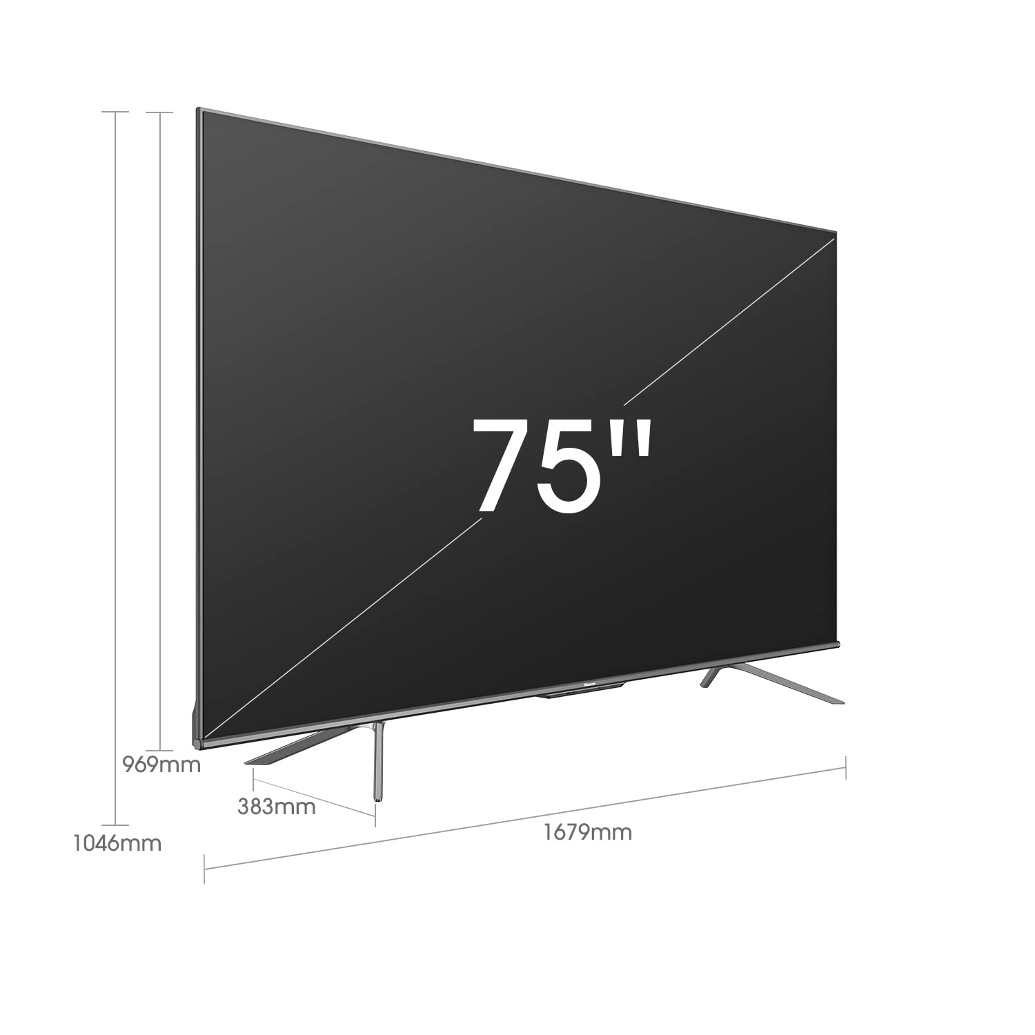 Hisense ULED Premium U7H QLED Series 75 Pulgadas Clase Quantum Dot Google 4K Smart TV (75U7H, Modelo 2022)
