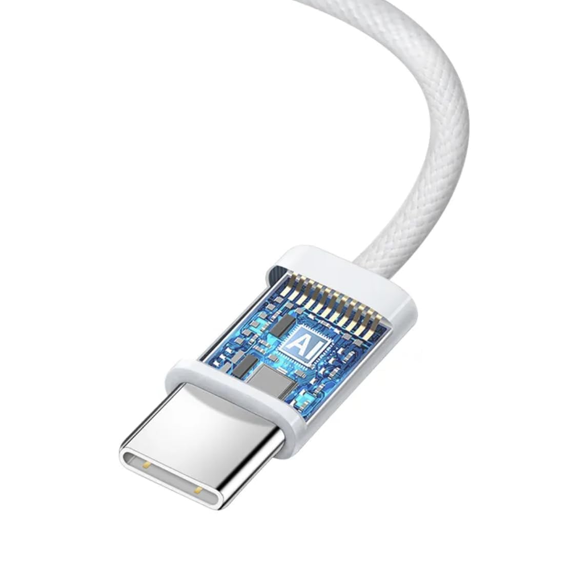 Cargador para Iphone 15, 16, ORIGINAL ,Carga Ultra rapida 35W, cubo y cable trenzado tipo C a C de 1m, compatible con iphone 15, 16 y Ipad Pro y 10, samsung, xiaomi, huawei OEM MFI premium, Mod. 2025