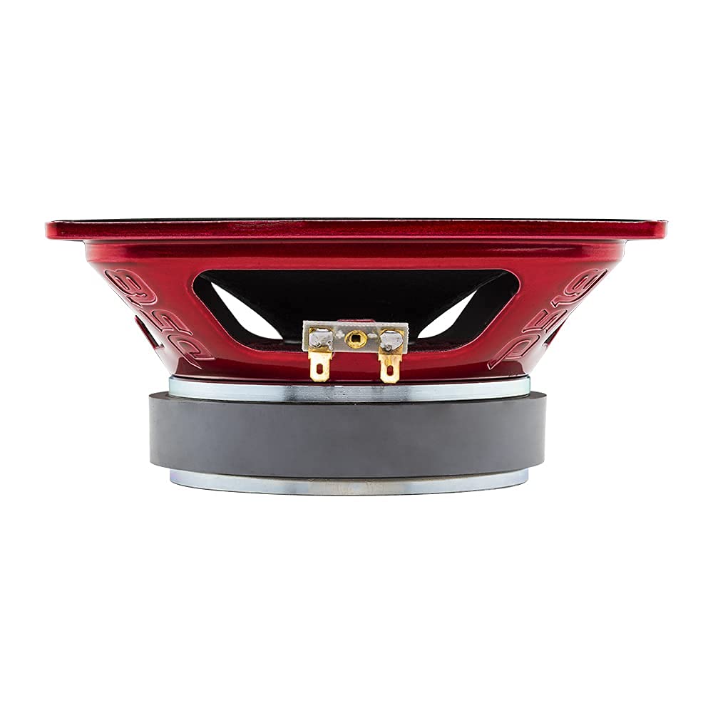 Altavoz de Rango Medio DS18 Rojo 6.5x6.5 Pulgadas 500W 4 Ohmios