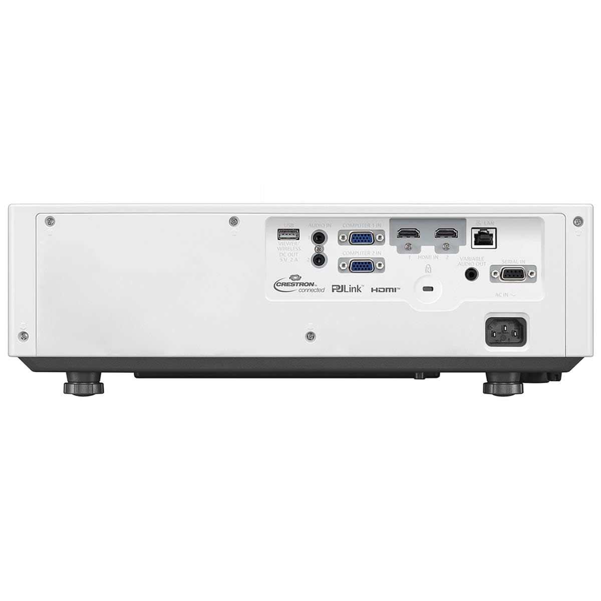 Panasonic PT-VMZ51S WUXGA - Proyector láser LCD, 5200 lúmenes, sin enlace digital, color blanco