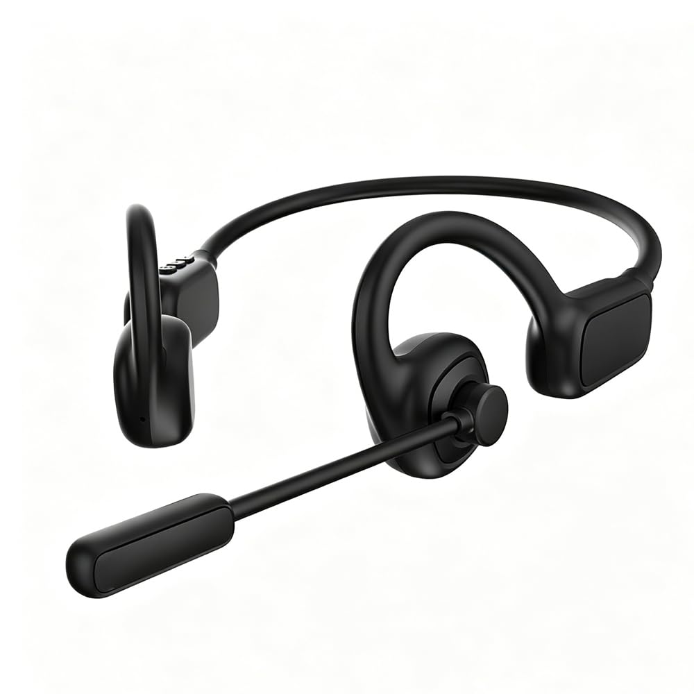 Auriculares Bluetooth AYI Conducción Abierta con Micrófono Giratorio 270° ENC para Oficina
