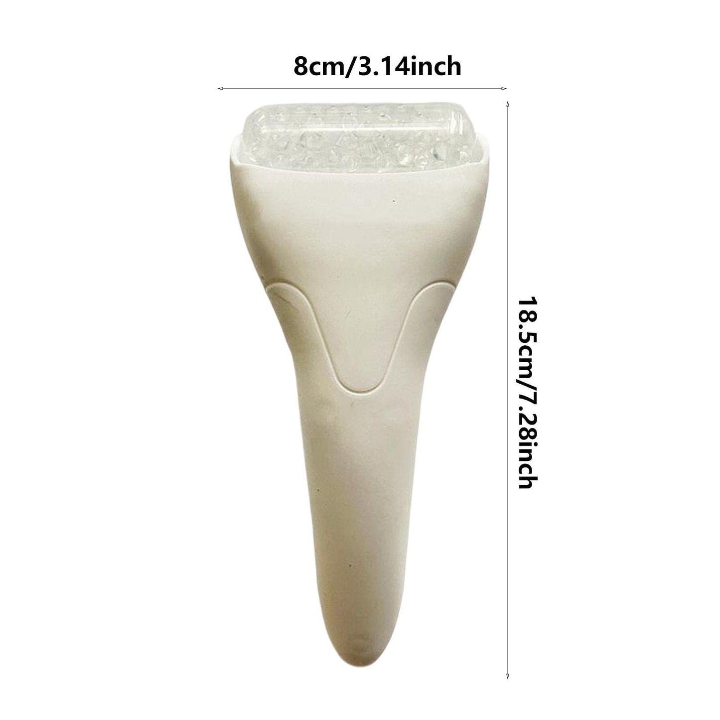 ZIYUAN Hielo Facial frío - Rodillo Facial Seguro y eficaz para congelador para rutinas Belleza diarias,Cool Ice Roller para Rostro, Hielo Facial, Reduce la hinchazón y el