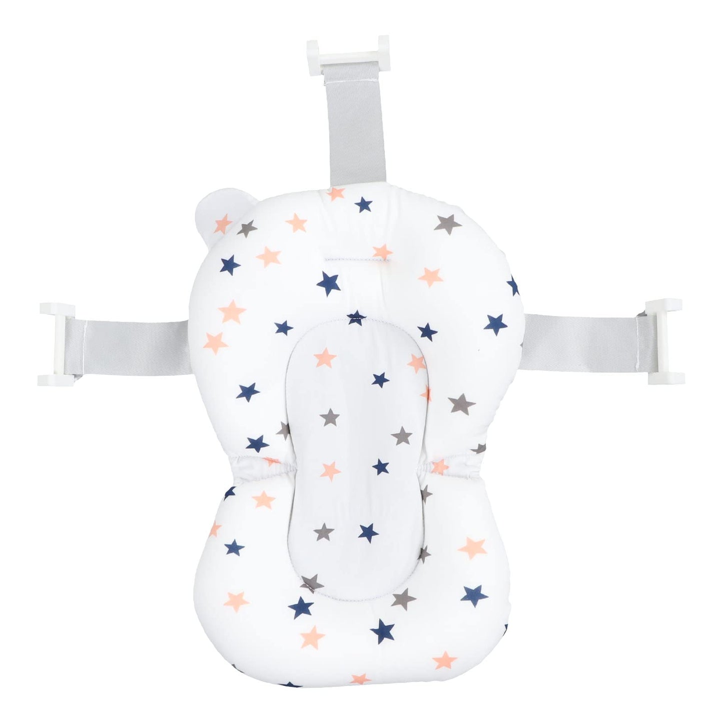 Bañera para Bebé, Tina de Baño para Bebe Bañera Plegable para Bebe Bañera Portatil Termómetro Orificio de Drenaje Bañera de Viaje Portátil Bañera de Lavado para Bebés y Niños (Gris)