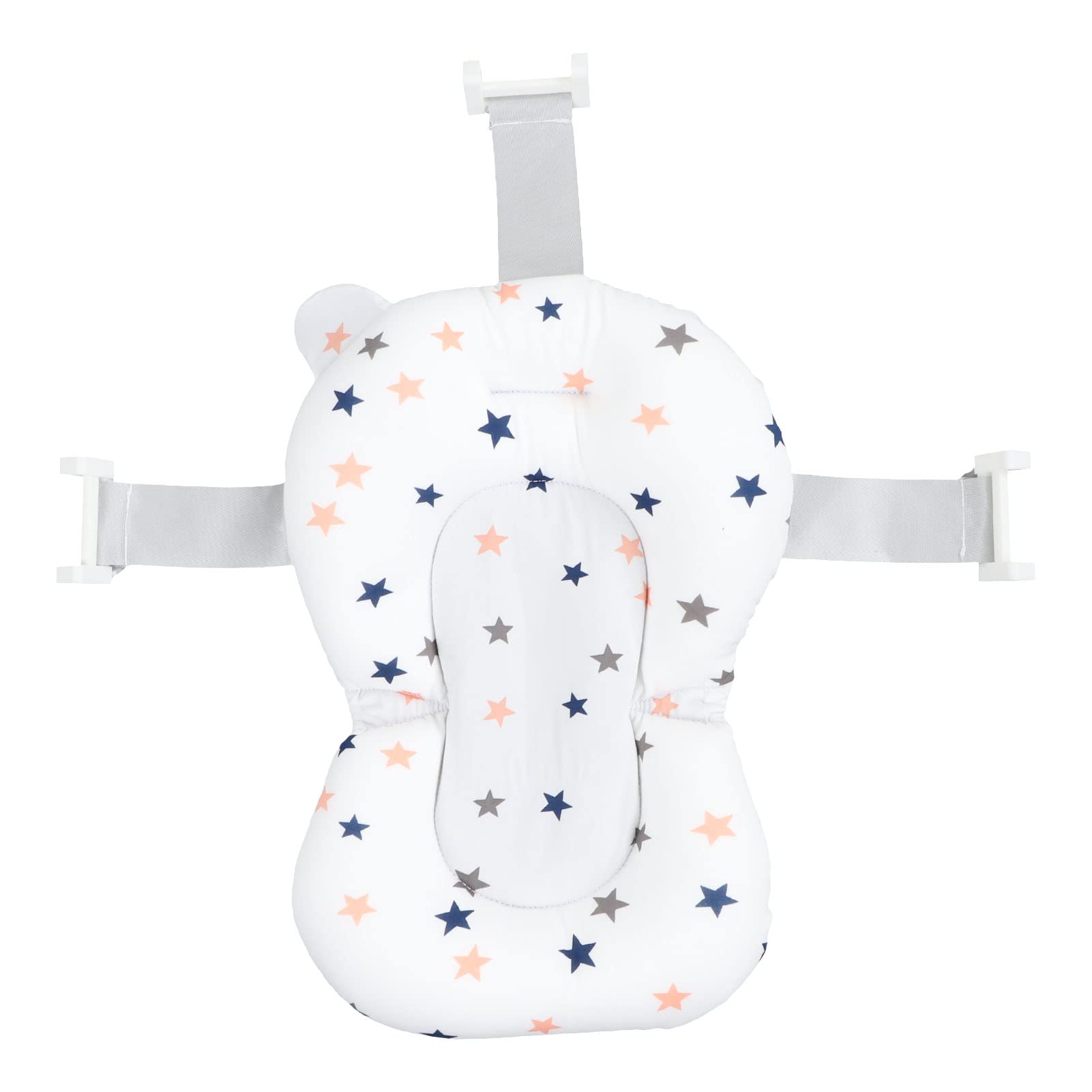 Bañera para Bebé, Tina de Baño para Bebe Bañera Plegable para Bebe Bañera Portatil Termómetro Orificio de Drenaje Bañera de Viaje Portátil Bañera de Lavado para Bebés y Niños (Gris)
