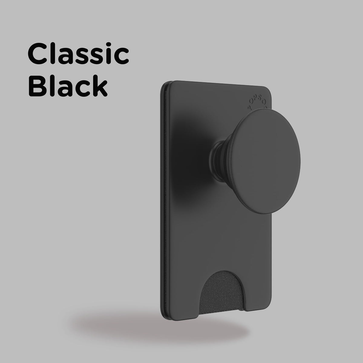 Portafolios PopSockets MagSafe Negro Agarre Expandible Compatible con Carga Inalámbrica