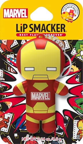 Lip Smacker Marvel Super Hero Lip Balm, Iron Man Billionaire Punch, 0.14 Ounce